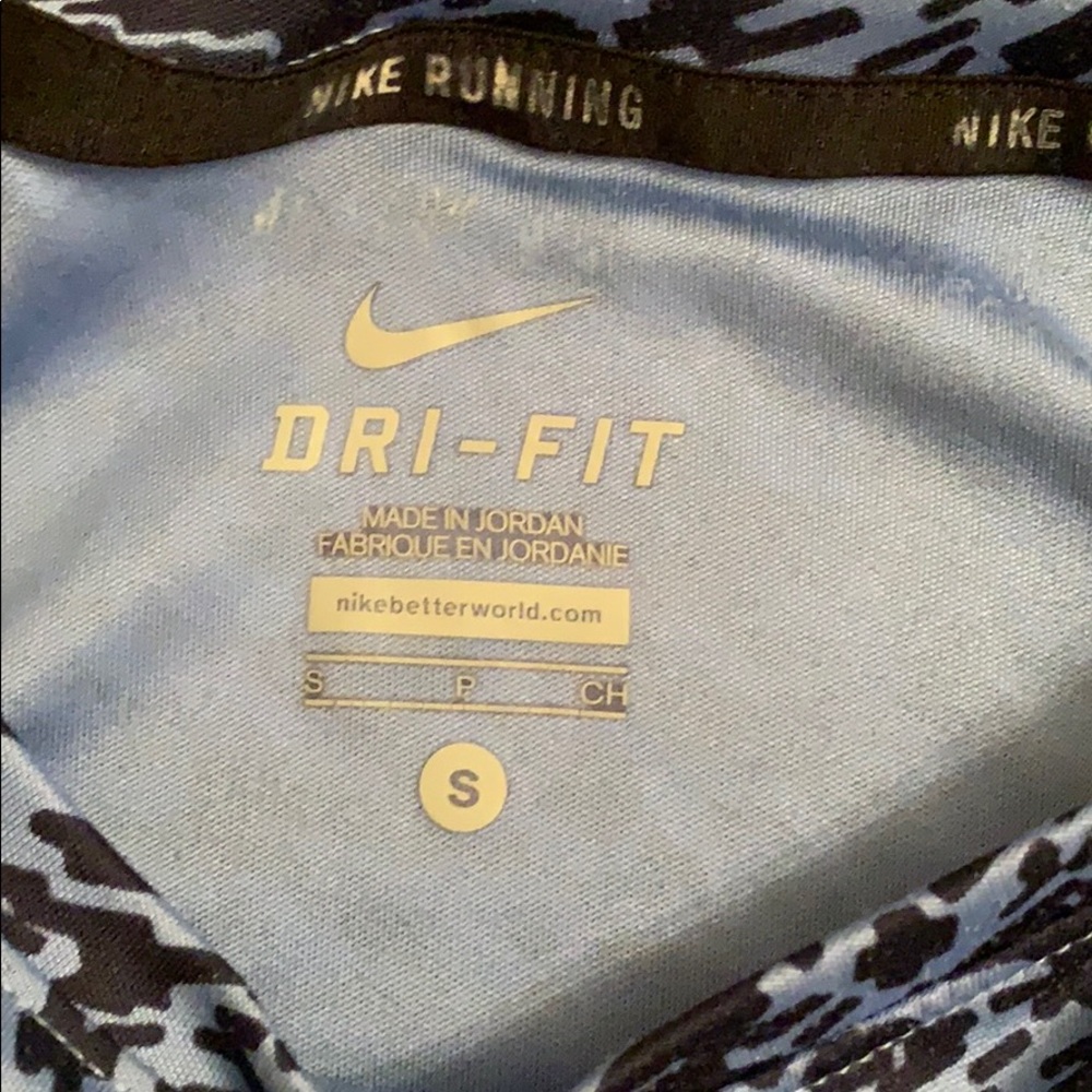 Nike Running Blue Graphic Dri-Fit Long Sleeve Top - Picture 5 of 11